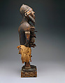Power Figure (Nkisi N'Kondi: Mangaaka), Wood (Canarium schweinfurthii Engl.), iron, resin, cowrie shell, animal hide and hair, ceramic, plant fiber, textile, pigment, Kongo peoples; Yombe group